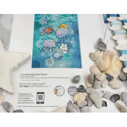 Cross stitch kit "Jellyfish Dance" 18x26 cm LI10-009