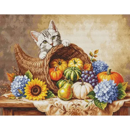 Cross Stitch Kit "Autumn Harvest" 41 x 32 cm SBU5113
