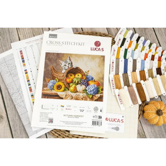 Cross Stitch Kit "Autumn Harvest" 41 x 32 cm SBU5113