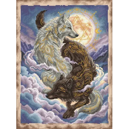 Kreuzstich-Set "Licht und Schatten" 23,65 × 31,75 cm AVA-P084
