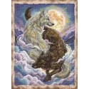 Kit point de croix "Lumière et Ombre" 23,65 × 31,75 cm AVA-P084