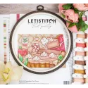 Kreuzstich-Set "Kürbiskuchenjagd" 32x22 cm LI10-013