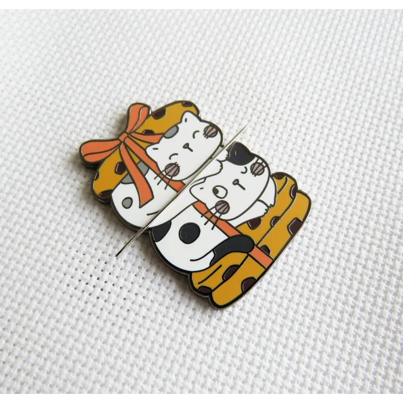 Aiguille Aimantée "Meowy Xmas" 40 mm 14366
