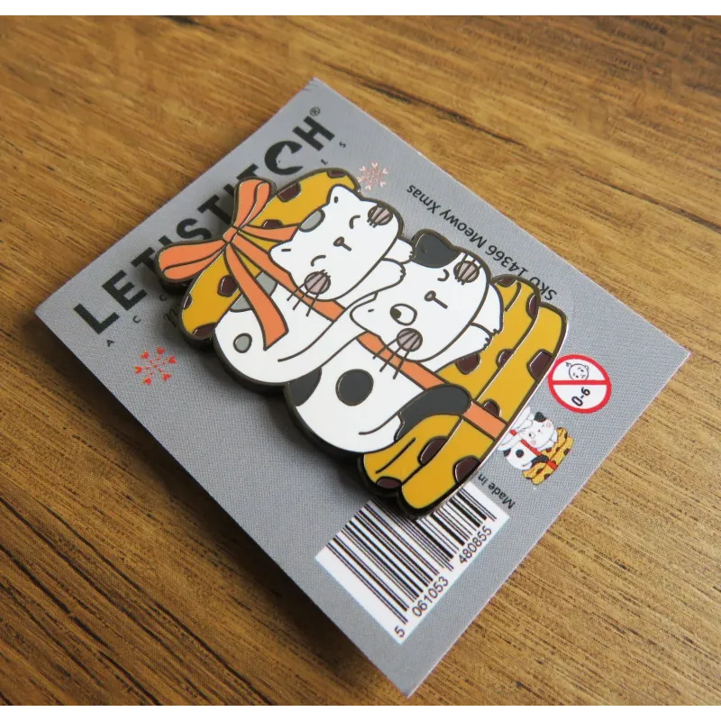 Magnetic Needle Minder "Meowy Xmas" 40 mm 14366