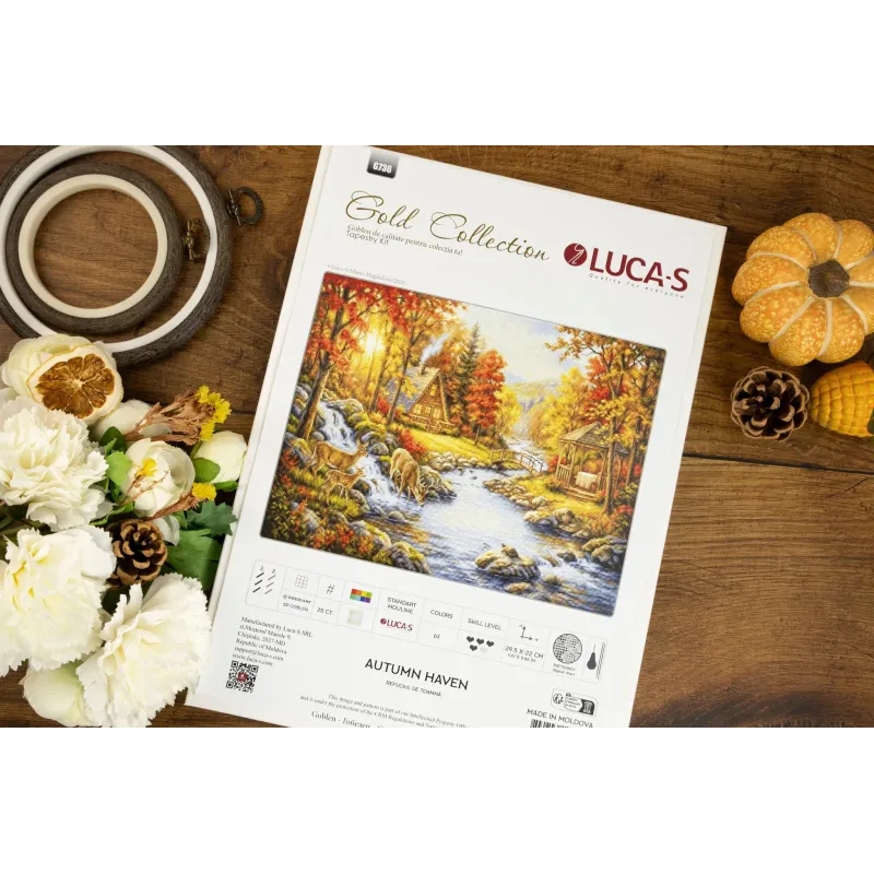 Petit Point Kit "Autumn Haven" 29.5x22 cm SG736
