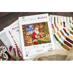 Cross Stitch Kit "Crafting Joy" 39x32 cm SB737