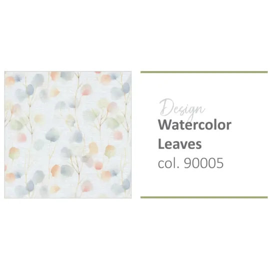 Precut Belfast Watercolor Leaves 48x68 cm 48x68 36099000568