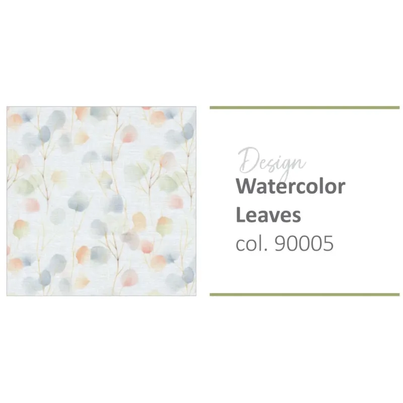Precut Belfast Watercolor Leaves 48x68 cm 48x68 36099000568