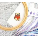 Cross stitch kit "Arctic Foxy" 29x23 cm LI65-00