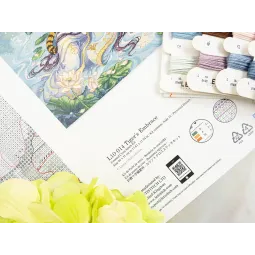 Cross stitch kit "Tiger's Embrace" 46x31 cm L10-014