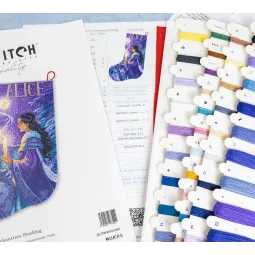 Cross stitch kit "Arctic Enchantress Stocking" 25 x 37 cm L10-002