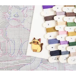 Cross stitch kit "The Magic Shelf" 29x29 cm L10-015