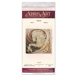 Perlenstick-Set auf Kunstleinwand "Pegasus" 30 x 30 cm AAB-657