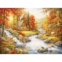 Cross Stitch Kit "Autumn Haven" 46.5x35 cm SB736