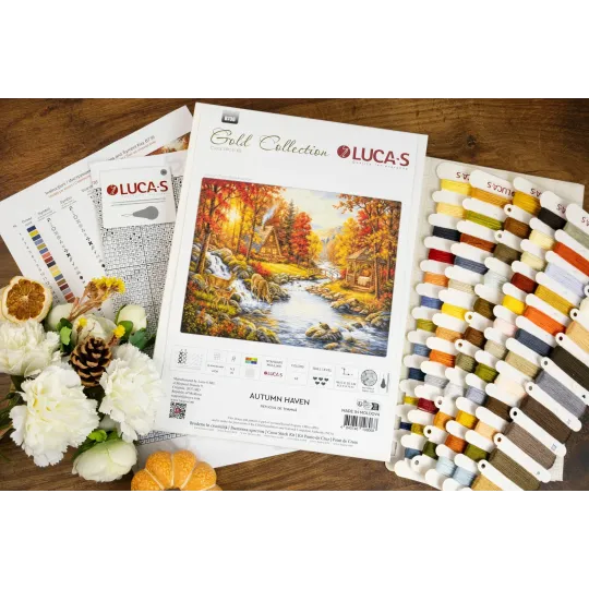 Cross Stitch Kit "Autumn Haven" 46.5x35 cm SB736