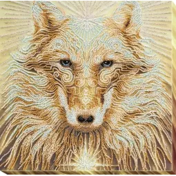 Bead Embroidery Kit on Art Canvas "Leader" 31 х 31 cm AAB-683