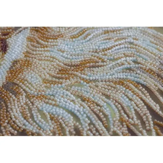 Bead Embroidery Kit on Art Canvas "Leader" 31 х 31 cm AAB-683