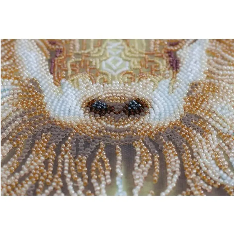 Bead Embroidery Kit on Art Canvas "Leader" 31 х 31 cm AAB-683