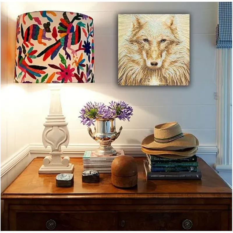 Bead Embroidery Kit on Art Canvas "Leader" 31 х 31 cm AAB-683