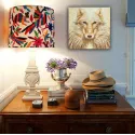 Bead Embroidery Kit on Art Canvas "Leader" 31 х 31 cm AAB-683