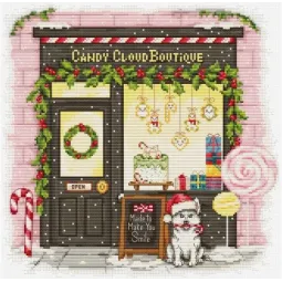 Kreuzstichset "Candy Cloud Boutique" 26x26 cm SB1447