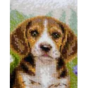 Cross stitch kit "Meadow Pup" 20x20 SRA1048