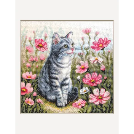 Siuvinėjimo rinkinys "Sodo ūsuočiai" 20x20 SRA1041