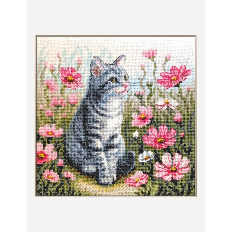 Siuvinėjimo rinkinys "Sodo ūsuočiai" 20x20 SRA1041