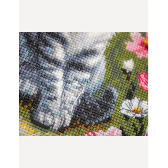 Siuvinėjimo rinkinys "Sodo ūsuočiai" 20x20 SRA1041