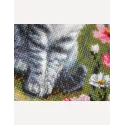 Kreuzstich-Set "Garten-Schnurrhaare" 20x20 SRA1041