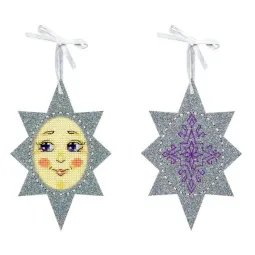Cross stitch kit "Radiant Star" 14 x 9 cm ST-1210