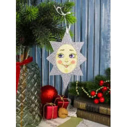 Cross stitch kit "Radiant Star" 14 x 9 cm ST-1210