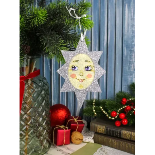 Cross stitch kit "Radiant Star" 14 x 9 cm ST-1210