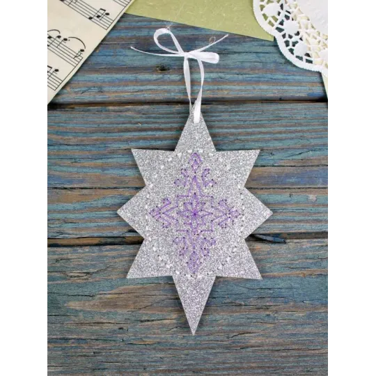 Cross stitch kit "Radiant Star" 14 x 9 cm ST-1210