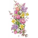 Cross stitch kit "Waltz of the Flowers" 16 х 27,5 cm SANV-58