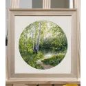 Cross stitch kit "A Hot Day" 25×25 cm S1750