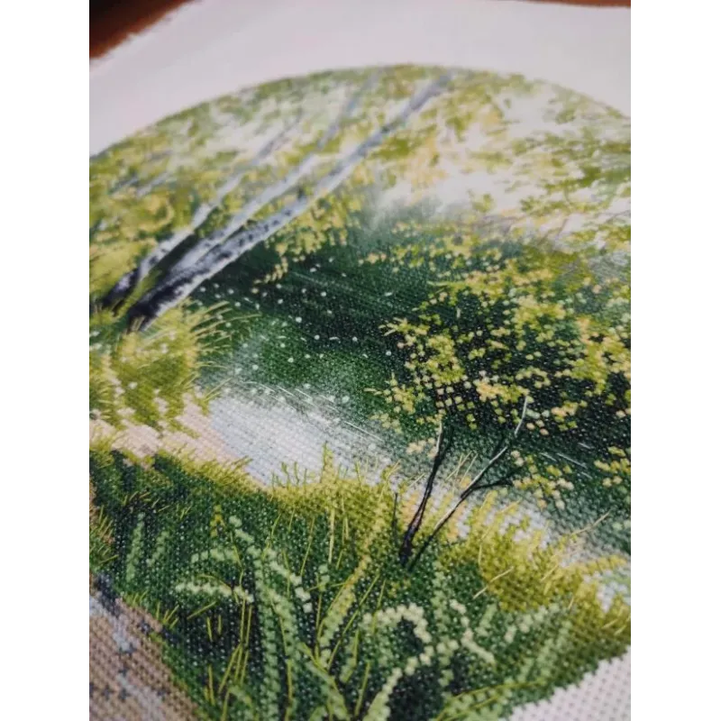 Cross stitch kit "A Hot Day" 25×25 cm S1750