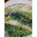 Cross stitch kit "A Hot Day" 25×25 cm S1750