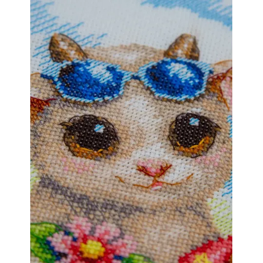 Kreuzstich-Set "Sommerfreude" 30x21 SRA1049
