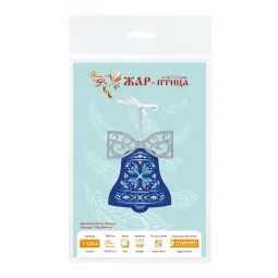 Cross stitch kit "Blue bell with a bow" 12 x 9 cm ST-1203