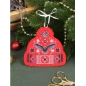 Cross stitch kit "Hat with an owl" 11 x 11 cm ST-1098