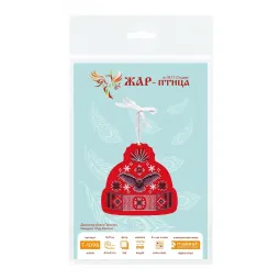 Kit de point de croix "Chapeau avec un hibou" 11 x 11 cm ST-1098