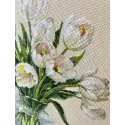 Cross stitch kit "Breathing in the scent of spring" 21×21 cm S1739