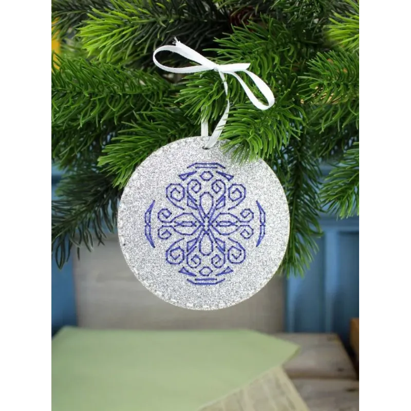 Kit de point de croix "Une lune d'argent" 9 x 9 cm ST-1207
