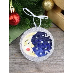 Ristinukai rinkinys "Mėnulis sidabre" 9 x 9 cm ST-1207