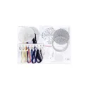 Cross stitch kit "A Moon in Silver" 9 x 9 cm ST-1207