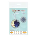 Cross stitch kit "A Moon in Silver" 9 x 9 cm ST-1207