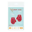 Kit de point de croix "Mouffles avec des cerfs. Lot de 2" 11 x 9 cm ST-1201