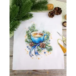 Kreuzstich-Set "Wärmender Tee" 20*14 cm SNV-1026