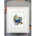Siuvinėjimo kryželiu rinkinys "Šildanti arbata" 20*14 cm SNV-1026